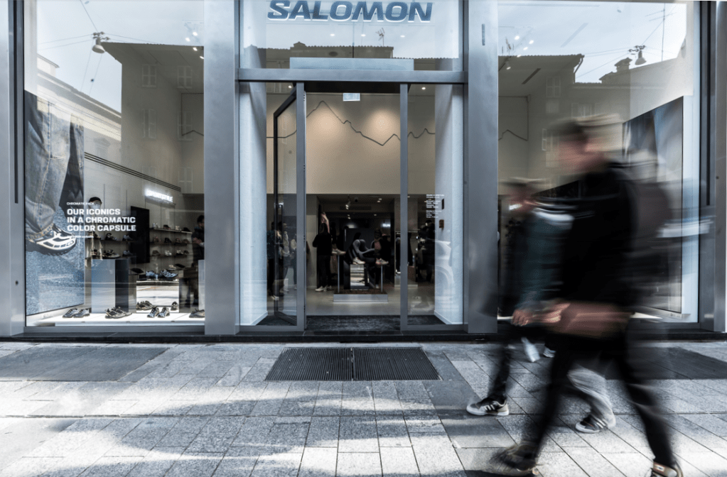 Salomon has opened its first store in Italy in Milan&rsquo;s arty Brera district.